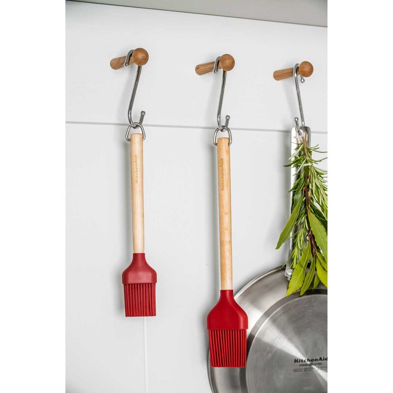 KitchenAid Birchwood Pastry Brush Empire Red image number 1